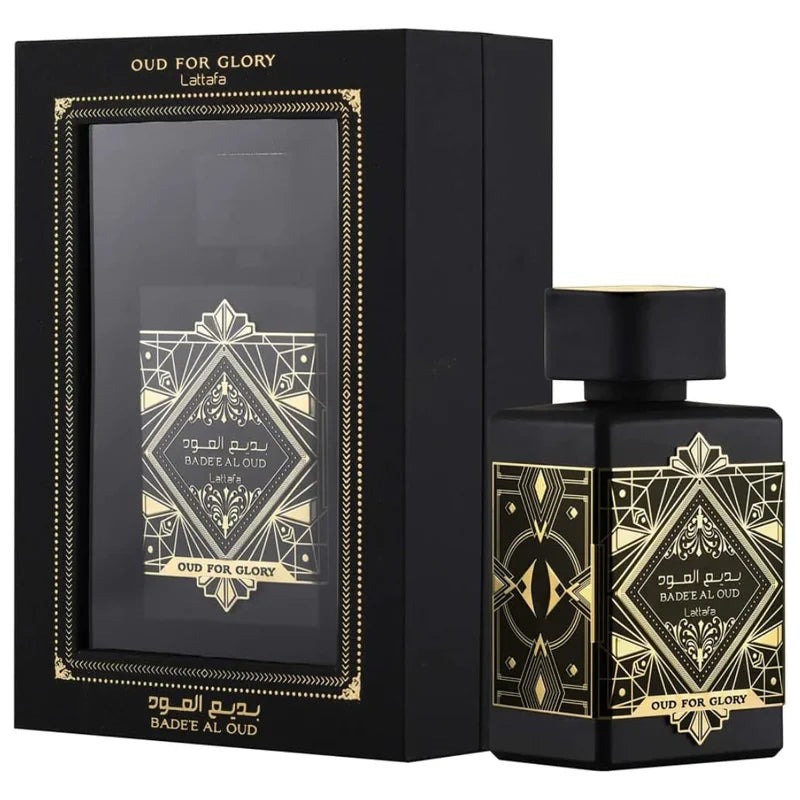 Perfume Árabe Bade’e Al Oud Oud for Glory Lattafa Eau de Parfum 100ml - Unissex