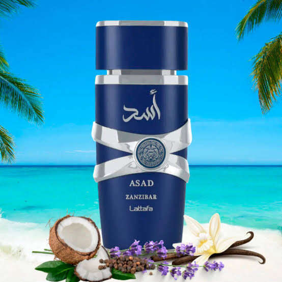 Asad Zanzibar Eau de Parfum Masculino 100Ml – Lattafa